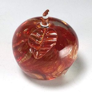 Swirl Apple Red Paperweight by WheatonArts